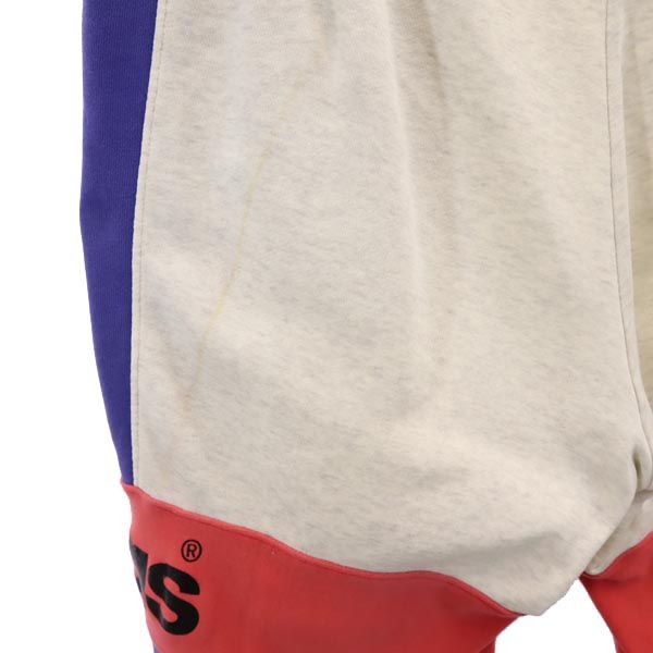 adidas アディダス ヴィンテージ デサント製 プリント スウェット ショートパンツ O グレー系 メンズ