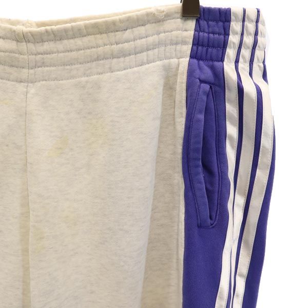 adidas アディダス ヴィンテージ デサント製 プリント スウェット ショートパンツ O グレー系 メンズ