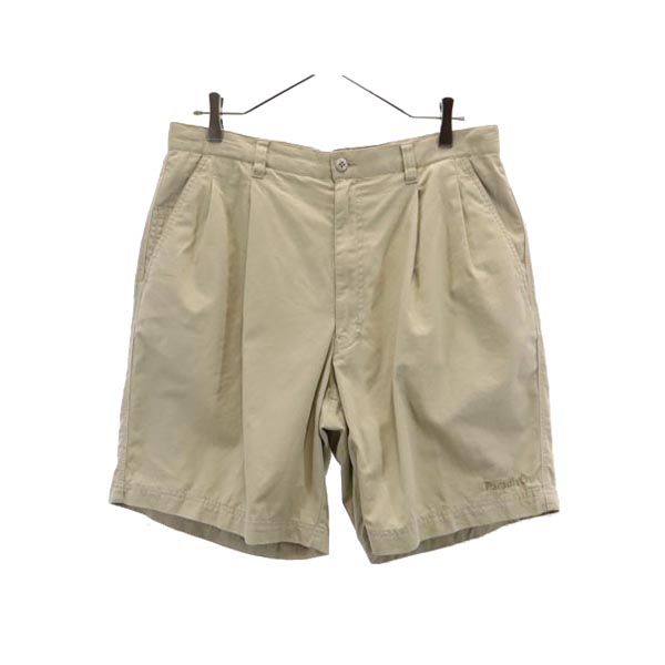 パラディーゾ ショートパンツ 88 ベージュ Paradiso ロゴ刺繍 メンズ