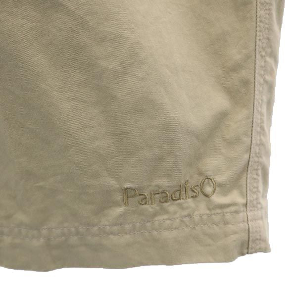 パラディーゾ ショートパンツ 88 ベージュ Paradiso ロゴ刺繍 メンズ