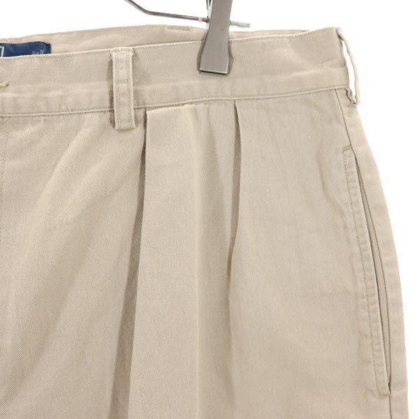 ポロバイラルフローレン 90s オールド チノショートパンツ w38 ベージュ Polo by Ralph Lauren メンズ
