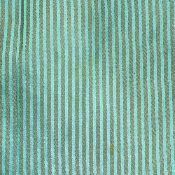 YVES SAINT LAURENT イヴサンローラン 80s 90s ヴィンテージ ストライプ ミディ丈 プリーツスカート M グリーン レディース