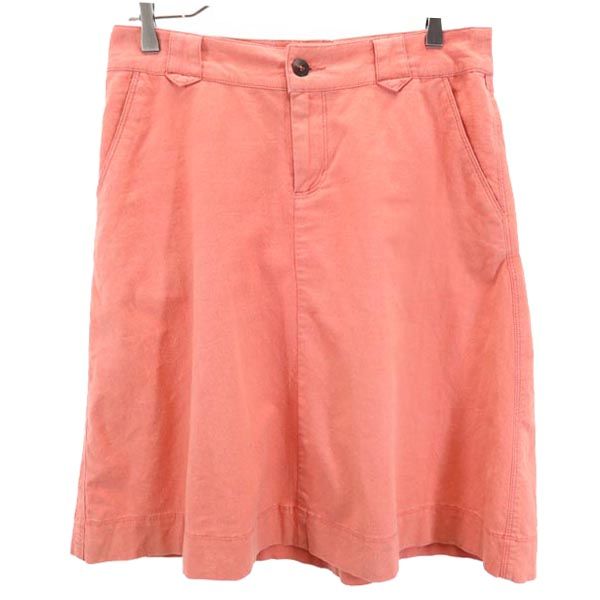 patagonia パタゴニア ミディ丈 スカート 2 オレンジ系 アウトドア レディース