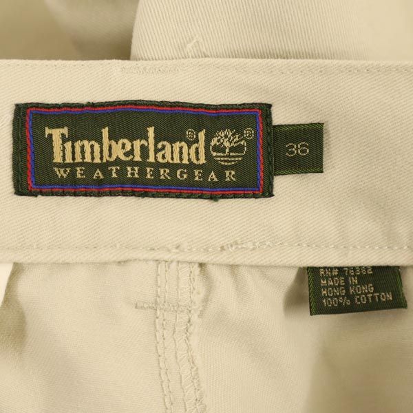 Timberland ティンバーランド チノショートパンツ w36 ベージュ系 ボタンフライ メンズ