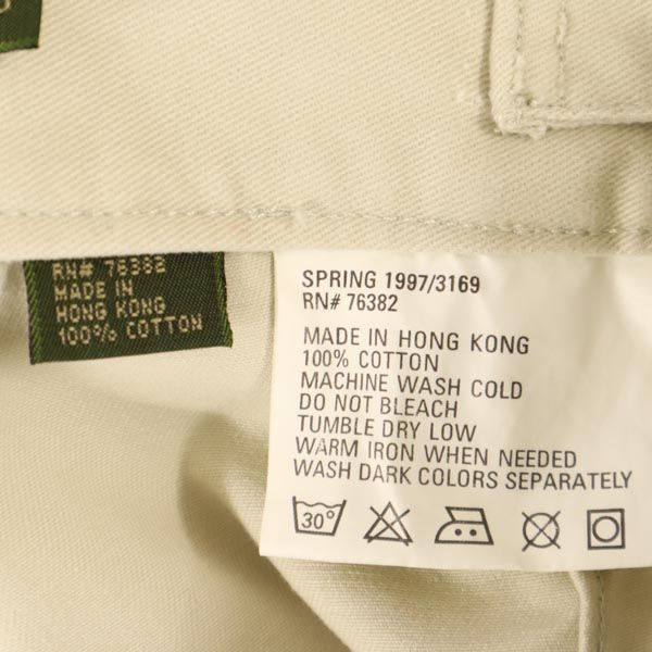 Timberland ティンバーランド チノショートパンツ w36 ベージュ系 ボタンフライ メンズ