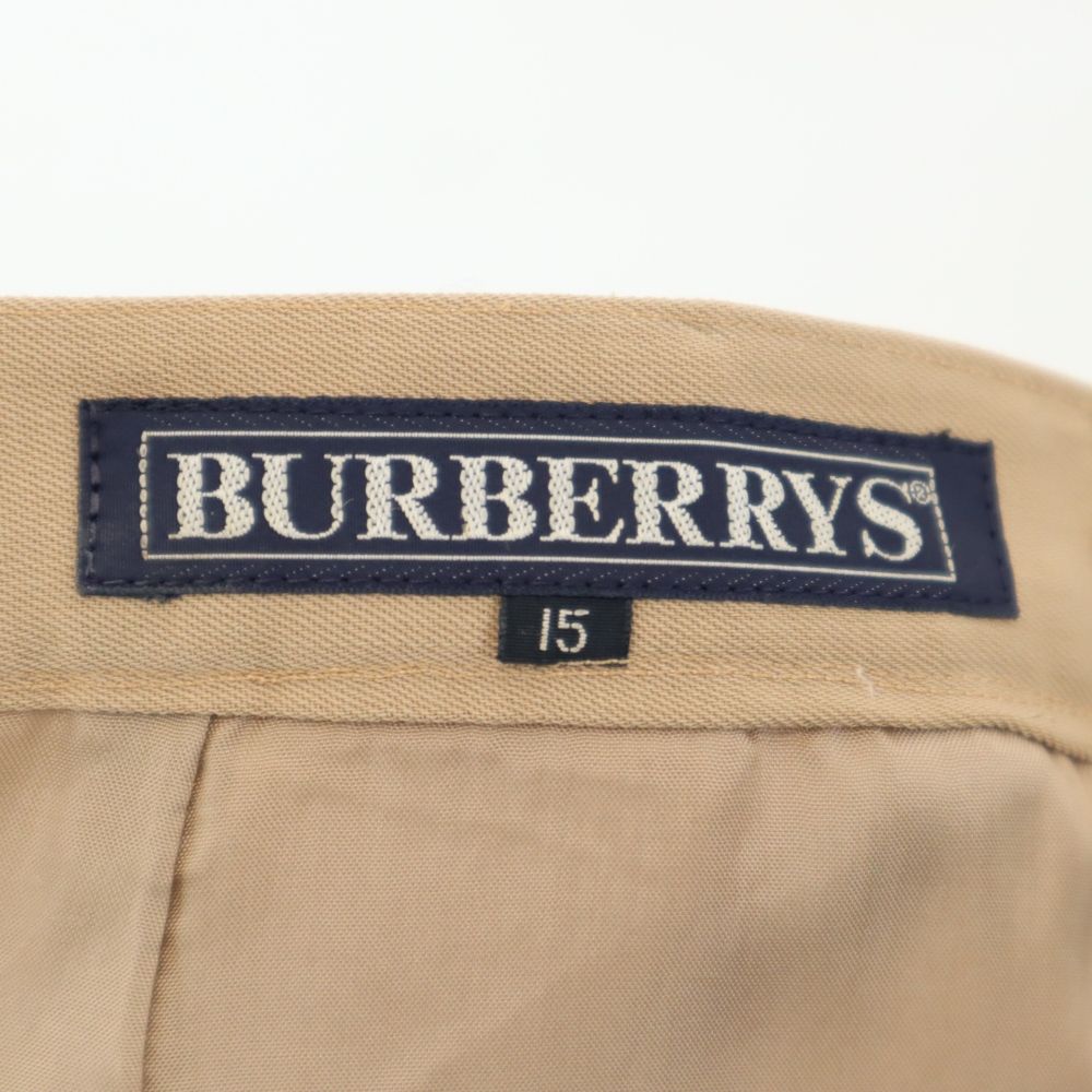 Burberrys バーバリーズ 90s ロング丈 ウール タイトスカート 15 ベージュ系 バックジップ レディース
