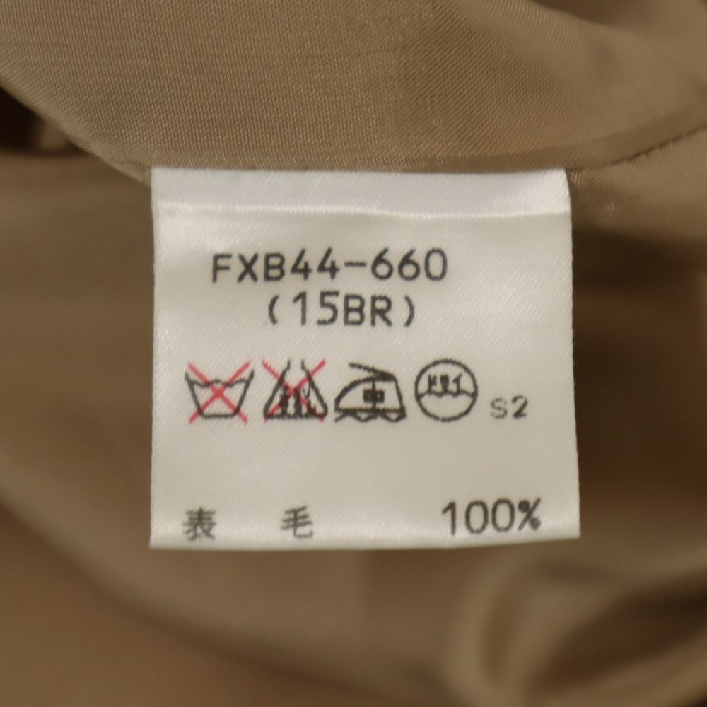 Burberrys バーバリーズ 90s ロング丈 ウール タイトスカート 15 ベージュ系 バックジップ レディース