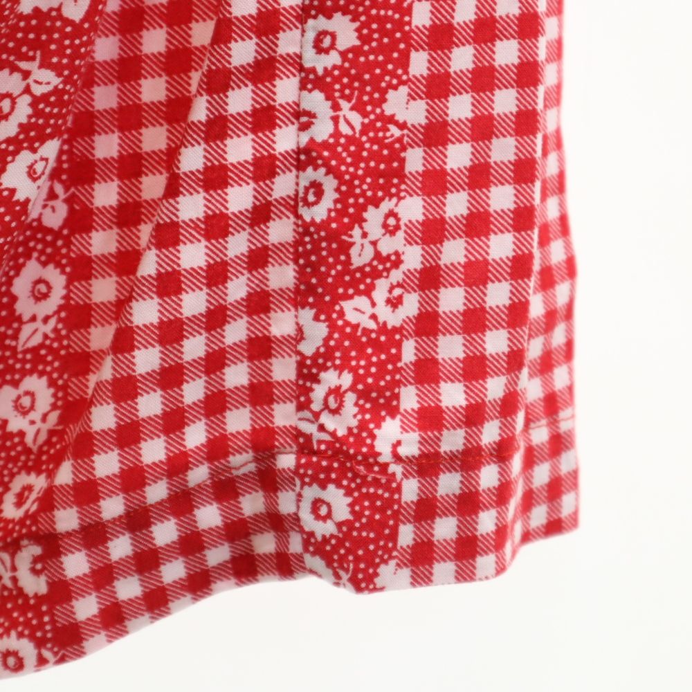 NewLook ニュールック 90s オールド ロング丈 フレアスカート M レッド系 レディース