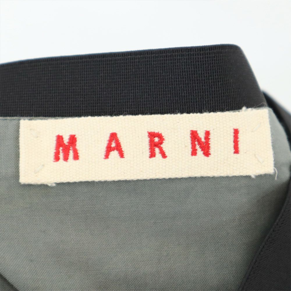 MARNI マルニ イタリア製 ミディ丈 フレアスカート 40 グレー レディース