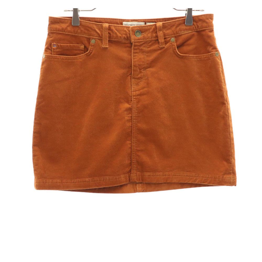patagonia パタゴニア アウトドア コーデュロイ ミニスカート 8 ブラウン系 レディース