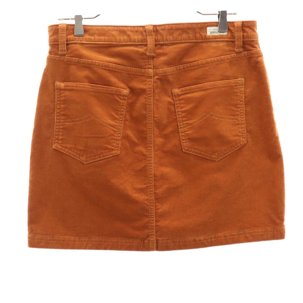 patagonia パタゴニア アウトドア コーデュロイ ミニスカート 8 ブラウン系 レディース