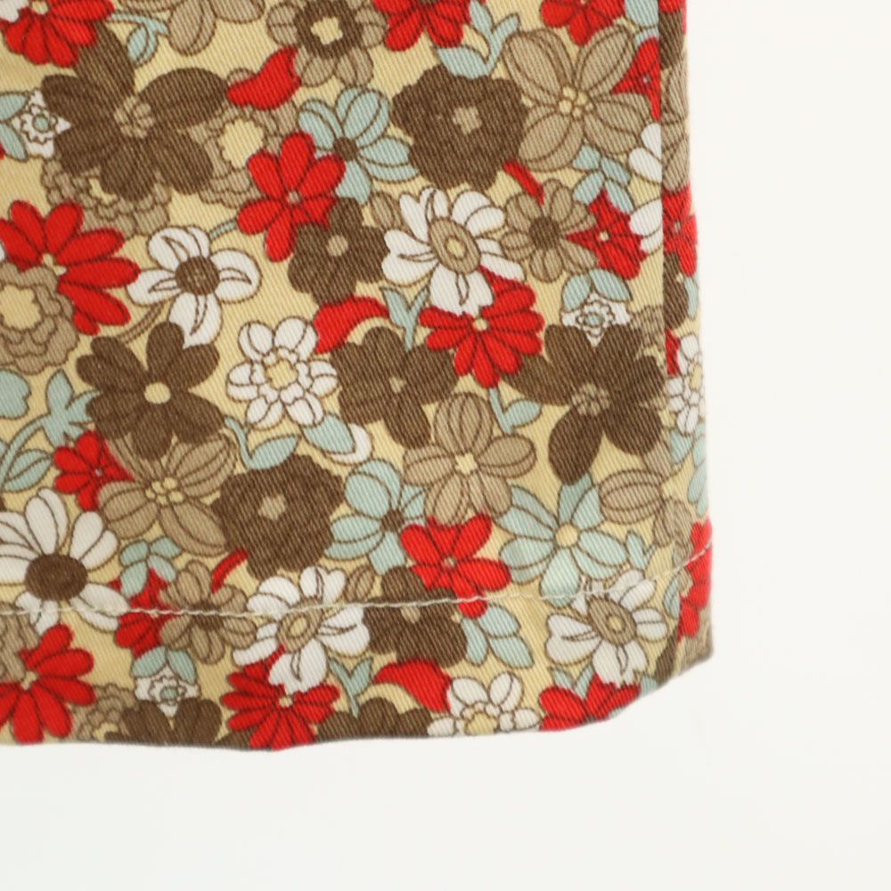 MAX&CO マックスアンドコー イタリア製 花柄 ミディ丈 タイトスカート 42 ベージュ系 ACTIVE レディース