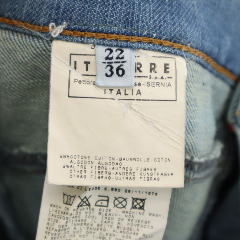 ドルチェアンドガッバーナ ミニ丈 デニム タイトスカート 22/36 DOLCE&GABBANA レディース