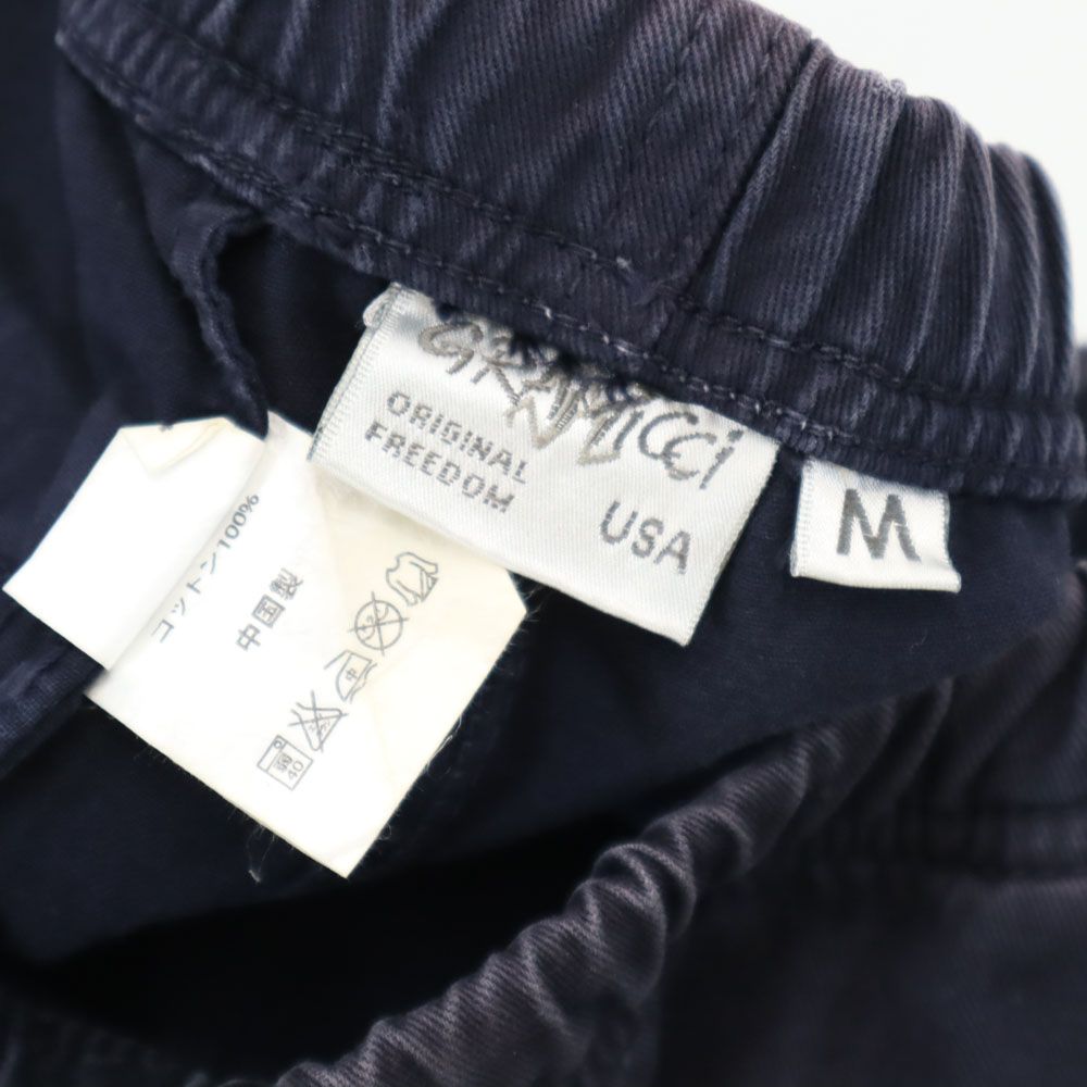 グラミチ クライミング クロップドパンツ M ネイビー Gramicci ウエストゴム メンズ