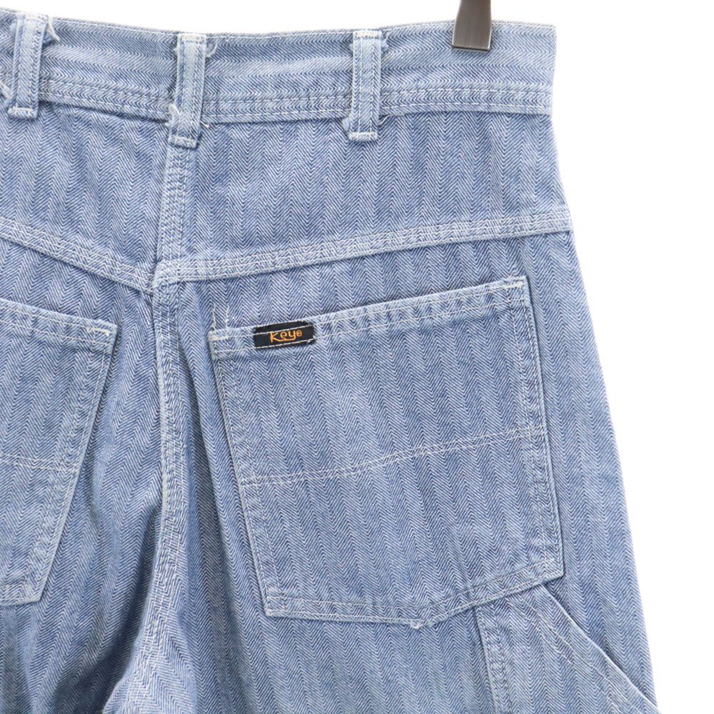 KEY キー 80s ヴィンテージ 42タロン ストライプ ショートパンツ ヘリンボーン メンズ