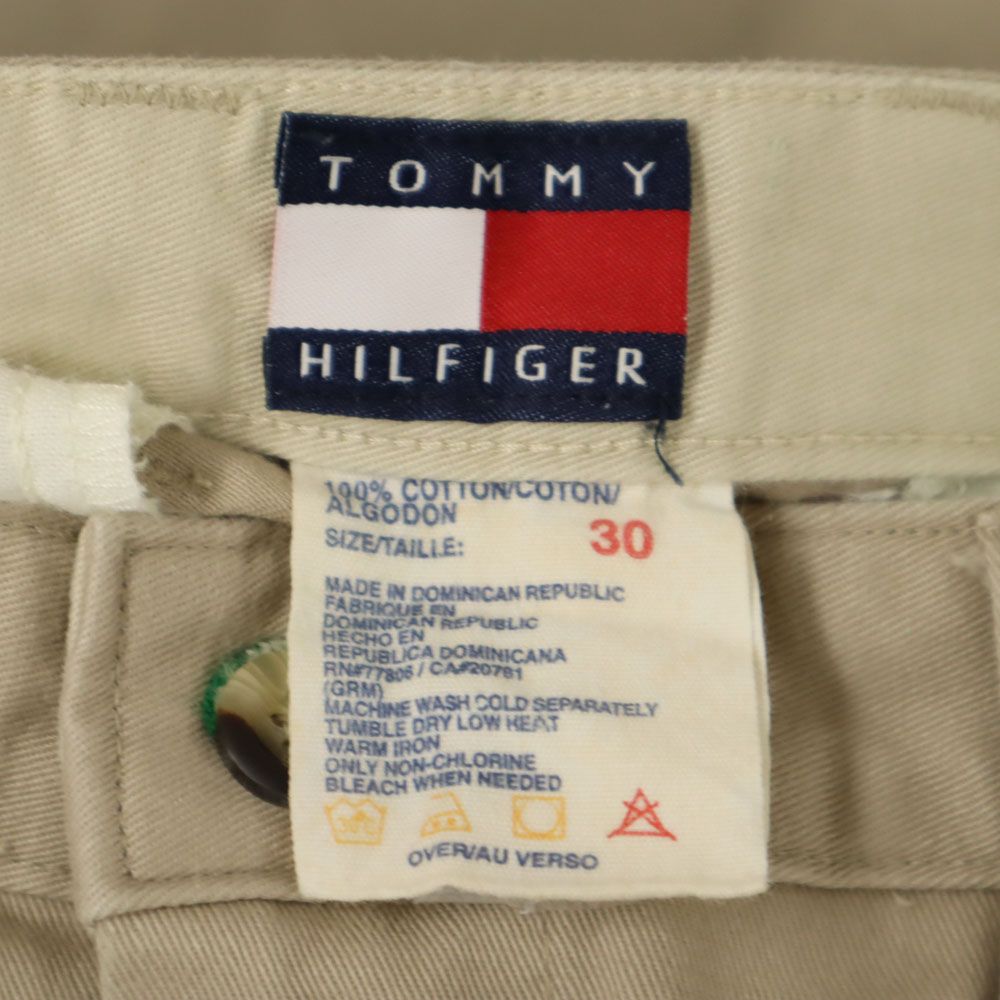 TOMMY HILFIGER トミーヒルフィガー 90s オールド チノショートパンツ w30 ベージュ メンズ