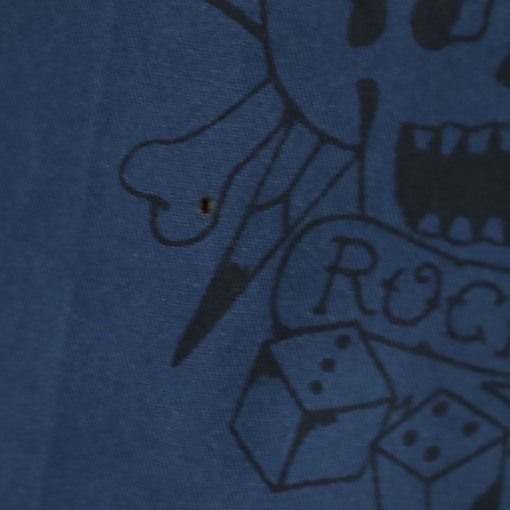 WACKO MARIA ワコマリア 日本製 スカル柄 ショートパンツ M ブルー系 メンズ