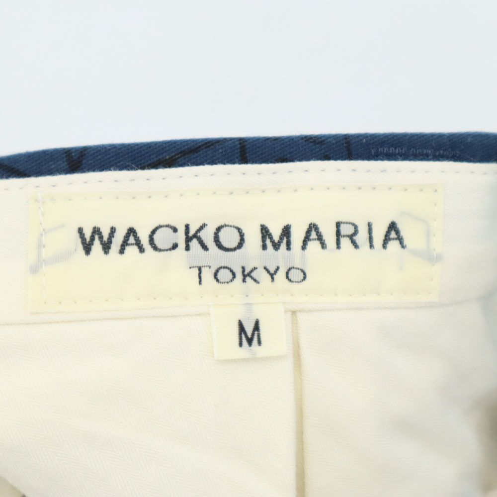 WACKO MARIA ワコマリア 日本製 スカル柄 ショートパンツ M ブルー系 メンズ