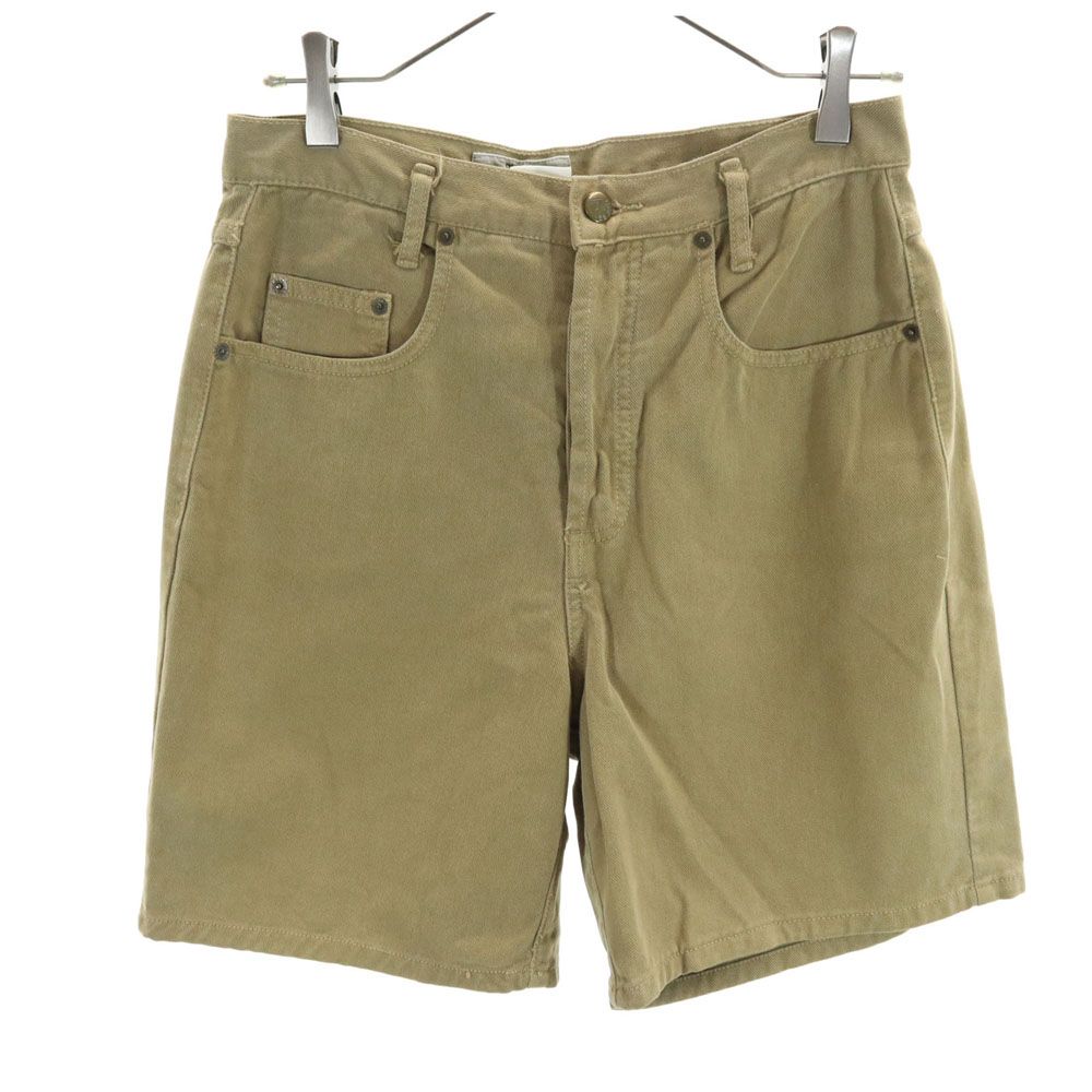 Guess ゲス 90s USA製 オールド ショートパンツ 1 ブラウン BY GEORGES MARCICANO ボタンフライ メンズ