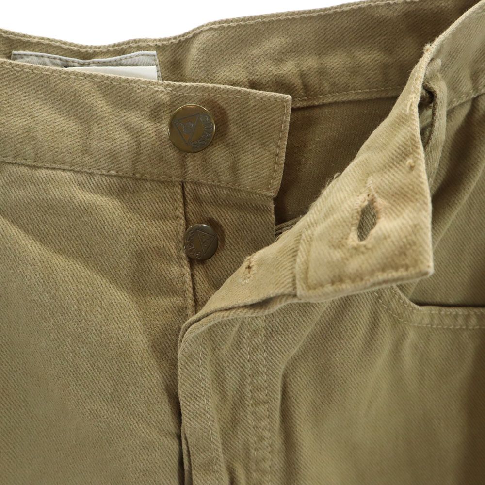 Guess ゲス 90s USA製 オールド ショートパンツ 1 ブラウン BY GEORGES MARCICANO ボタンフライ メンズ