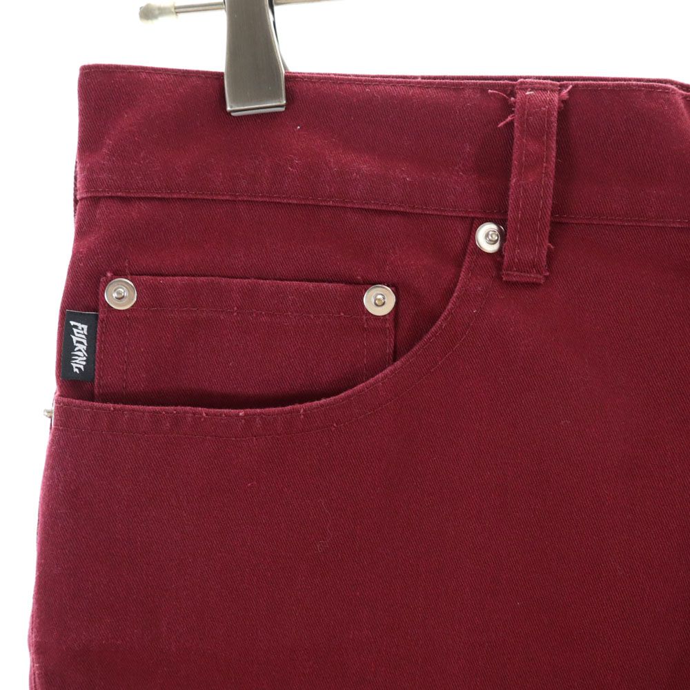 FULKING AWESDME ファッキンオーサム カットオフ ショートパンツ w32 エンジ メンズ