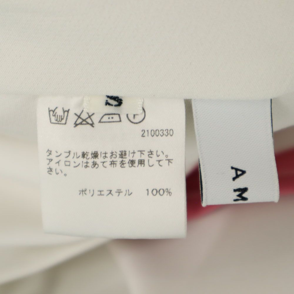 AMERI UNDRESSED アメリ ミディ丈 スカート S ホワイト系 バックボタン バックジップ レディース