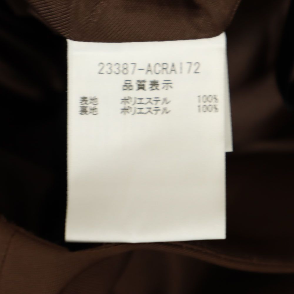 FOXEY NEW YORK フォクシーニューヨーク 日本製 ミニ丈 プリーツスカート 38 ブラウン バックジップ レディース