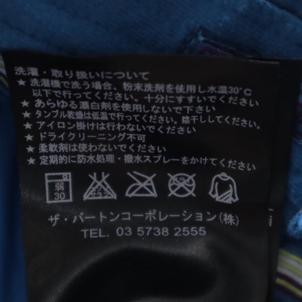 BURTON バートン 総柄 スノーボード 中綿入 パンツ M ネイビー系 スキー ウインタースポーツ スノボ メンズ