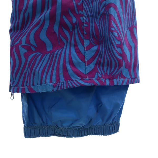 BURTON バートン 総柄 スノーボード 中綿入 パンツ M ネイビー系 スキー ウインタースポーツ スノボ メンズ