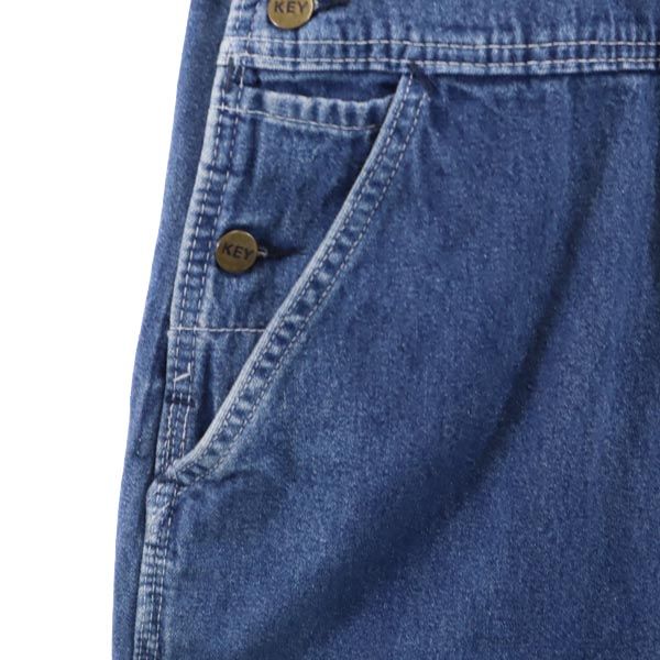 キー デニム オーバーオール w32 KEY メンズ