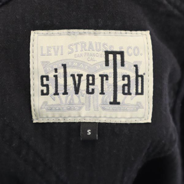 Levi's リーバイス シルバータブ コーデュロイ オーバーオール S ブラック メンズ