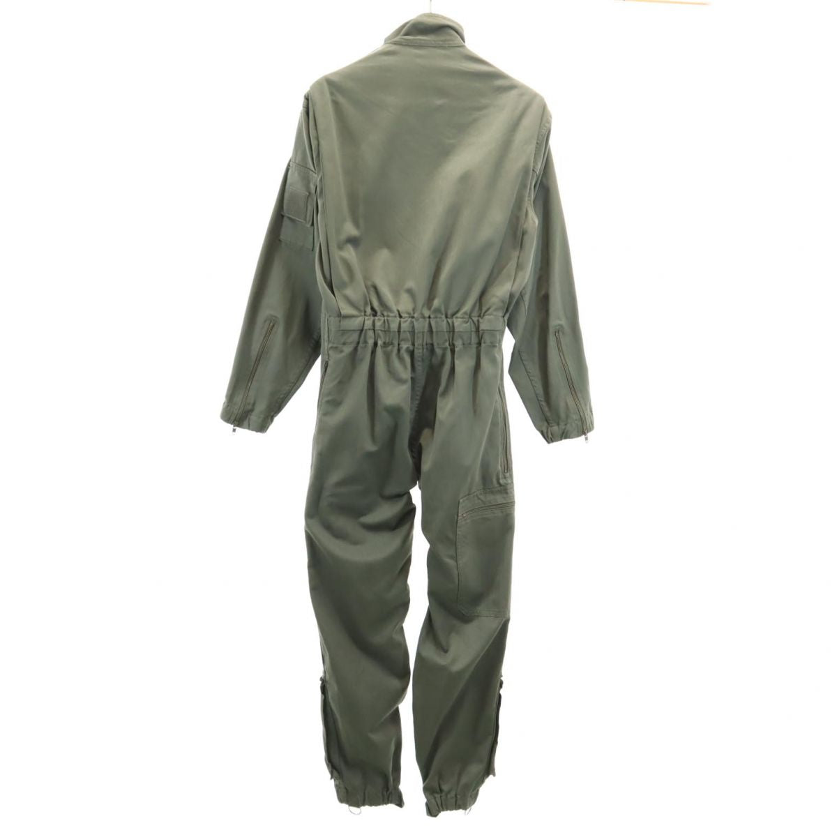 FRENCH ARMY フランス軍 90s 空挺部隊 パラシュート 長袖 つなぎ カーキ ジャンプスーツ 作業着 作業服 メンズ