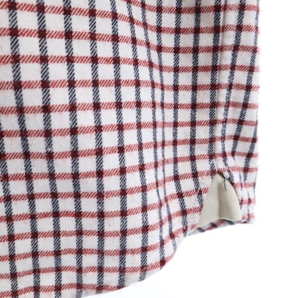 FRED PERRY フレッドペリー 格子柄 長袖 シャツ S 赤×白×黒 メンズ