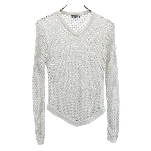 アニエスベー 長袖 セーター 1 グレー agnes b. ニット レディース