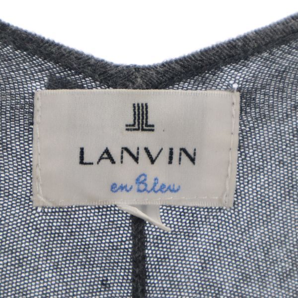 LANVIN en Bleu ランバンオンブルー 長袖 ドルマンスリーブ セーター 38 グレー系 ニット レディース