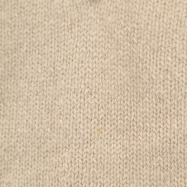 RALPH LAUREN ラルフローレン ワンポイント刺繍 長袖 Vネック セーター S ベージュ系 ニット レディース