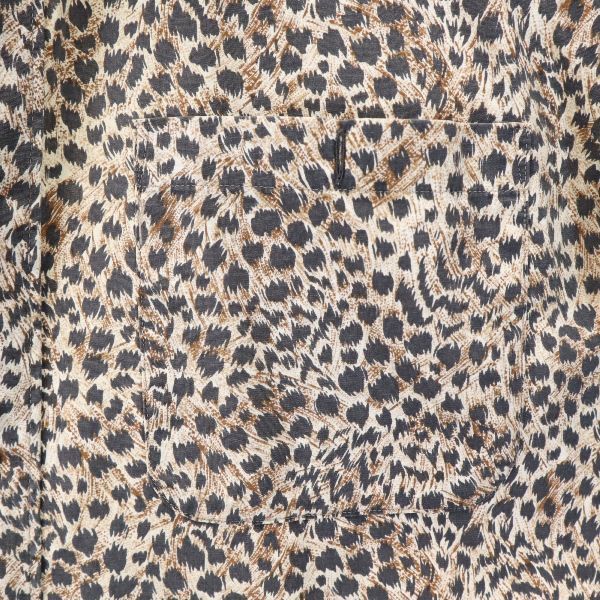 Rore Pop 70s アニマル柄 長袖 シャツ F ブラウン系 Rore Pop メンズ