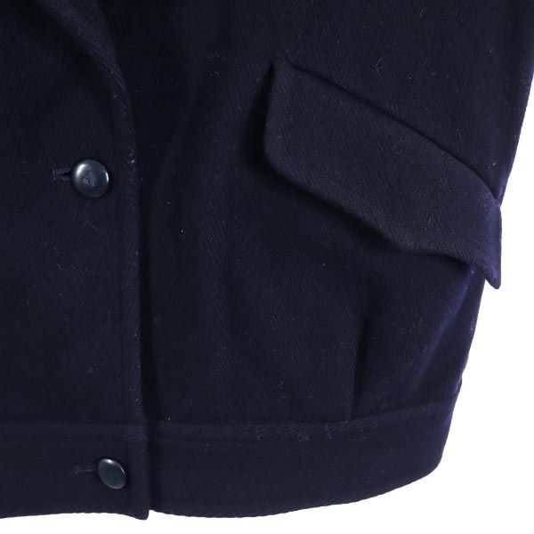 Aquascutum アクアスキュータム ウールジャケット 9 紺 レディース