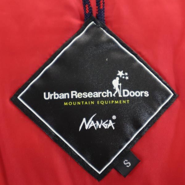 アーバンリサーチドアーズ ナンガ 日本製 ナイロン ダウンジャケット S ブルー系 URBAN RESEARCH DOORS NANGA メンズ