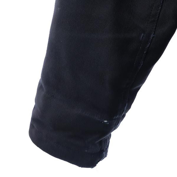 コムデギャルソンオム 2008年 日本製 中綿ジャケット M 黒 COMME des GARCONS HOMME 裏キルティング メンズ