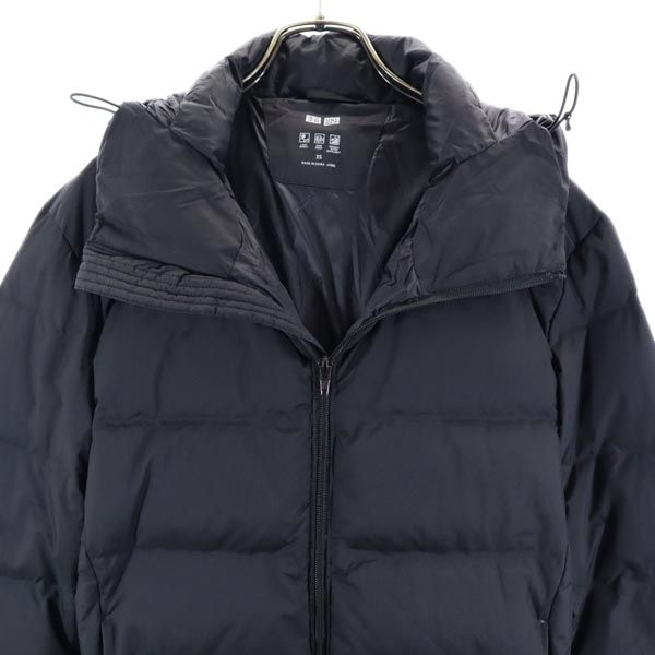 UNIQLO ユニクロ シームレス ダウンパーカー XS ブラック ジャケット メンズ