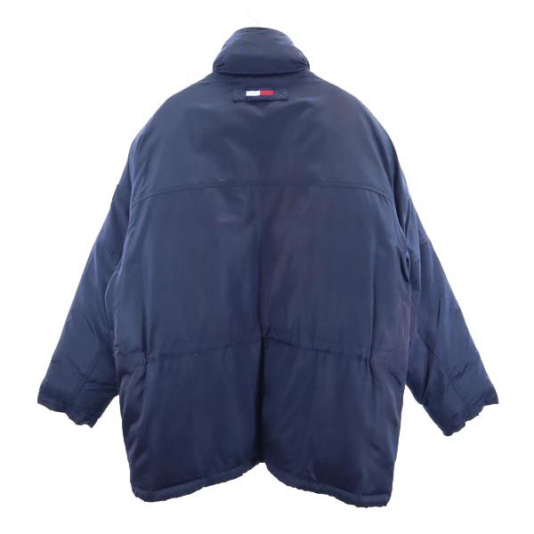 TOMMY HILFIGER トミーヒルフィガー 90s フラッグタグ ダウンジャケット S ネイビー メンズ