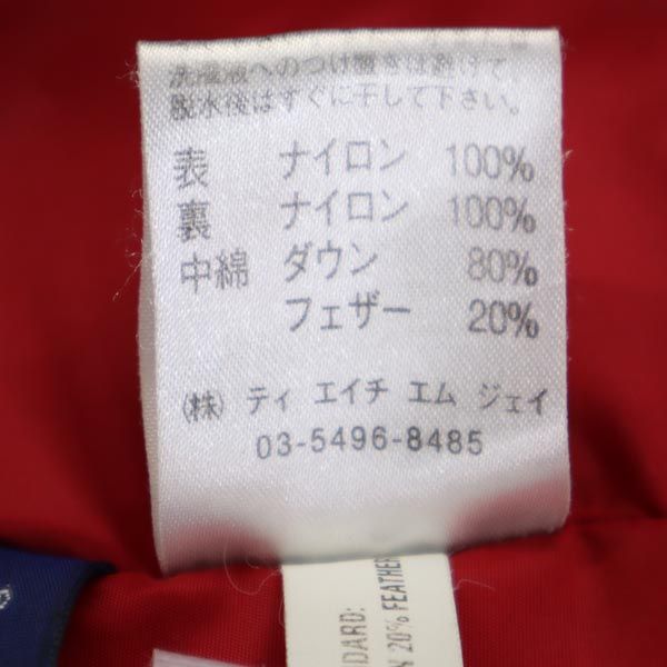 TOMMY HILFIGER トミーヒルフィガー 90s フラッグタグ ダウンジャケット S ネイビー メンズ