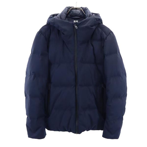 UNIQLO ユニクロ シームレス ダウンジャケット M ネイビー メンズ