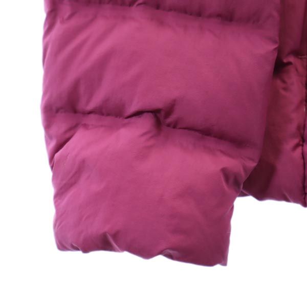 UNIQLO ユニクロ シームレス ダウンジャケット L パープル系 フード レディース