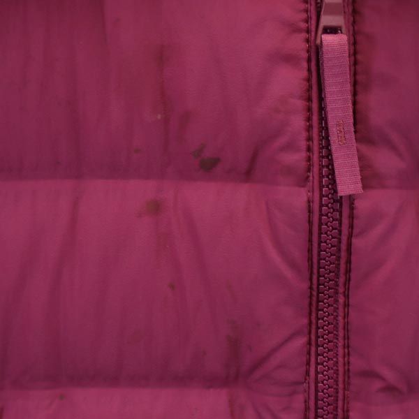 UNIQLO ユニクロ シームレス ダウンジャケット L パープル系 フード レディース