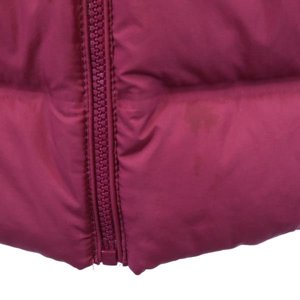 UNIQLO ユニクロ シームレス ダウンジャケット L パープル系 フード レディース