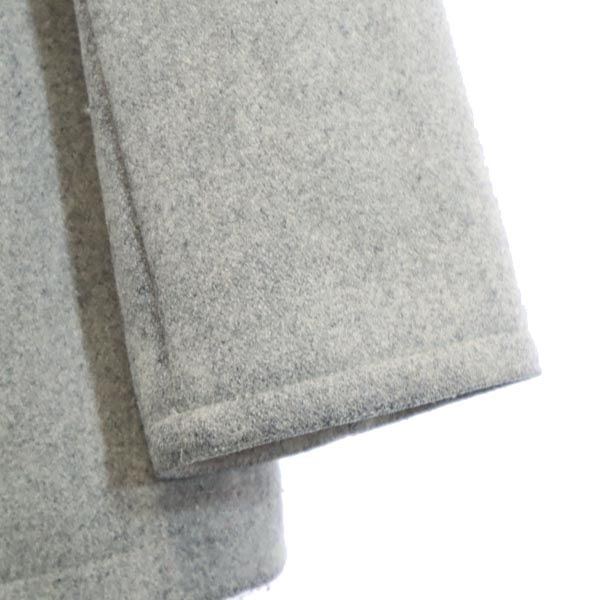 A.P.C. アーペーセー ウールブレンド ピーコート S グレー 裏キルティング レディース