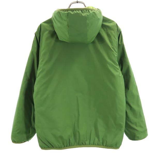 patagonia パタゴニア ロゴタグ リバーシブル 中綿ジャケット グリーン系 アウトドア キルティング フード レディース