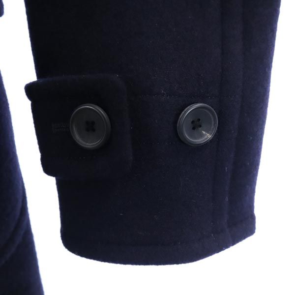 SCYE BASICS サイベーシックス 日本製 カシミヤブレンド ダッフルコート 38 紺 レディース